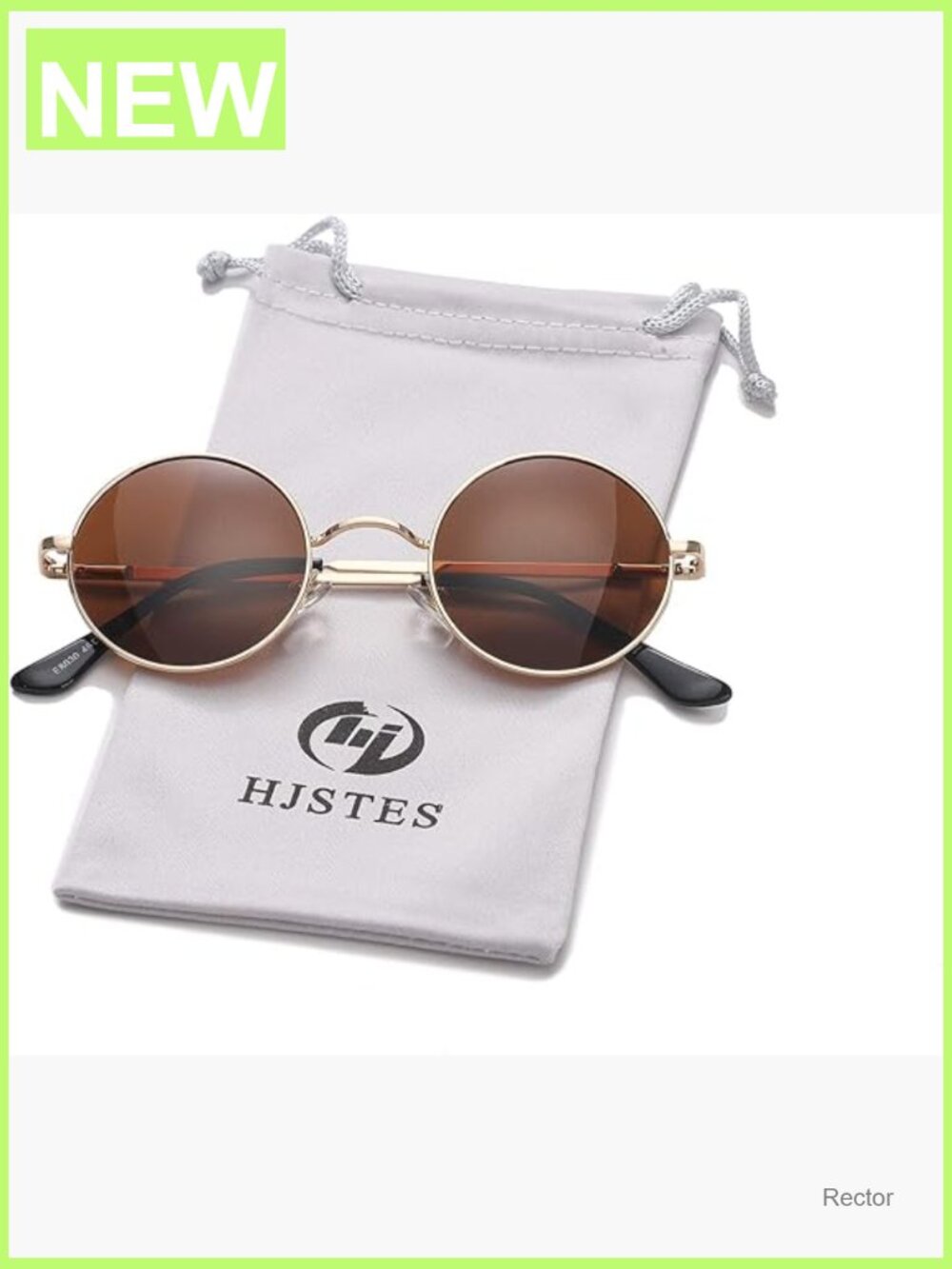 Vintage Round Polarized Sunglasses for Women Men Retro Hippie Circle Sunnies